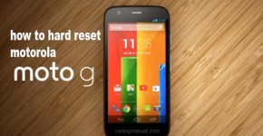 how to hard reset motorola moto g