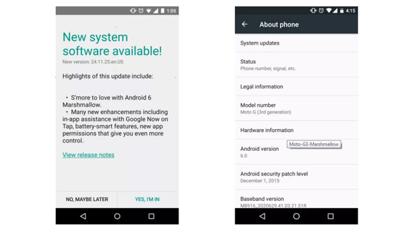 moto g marshmallow update